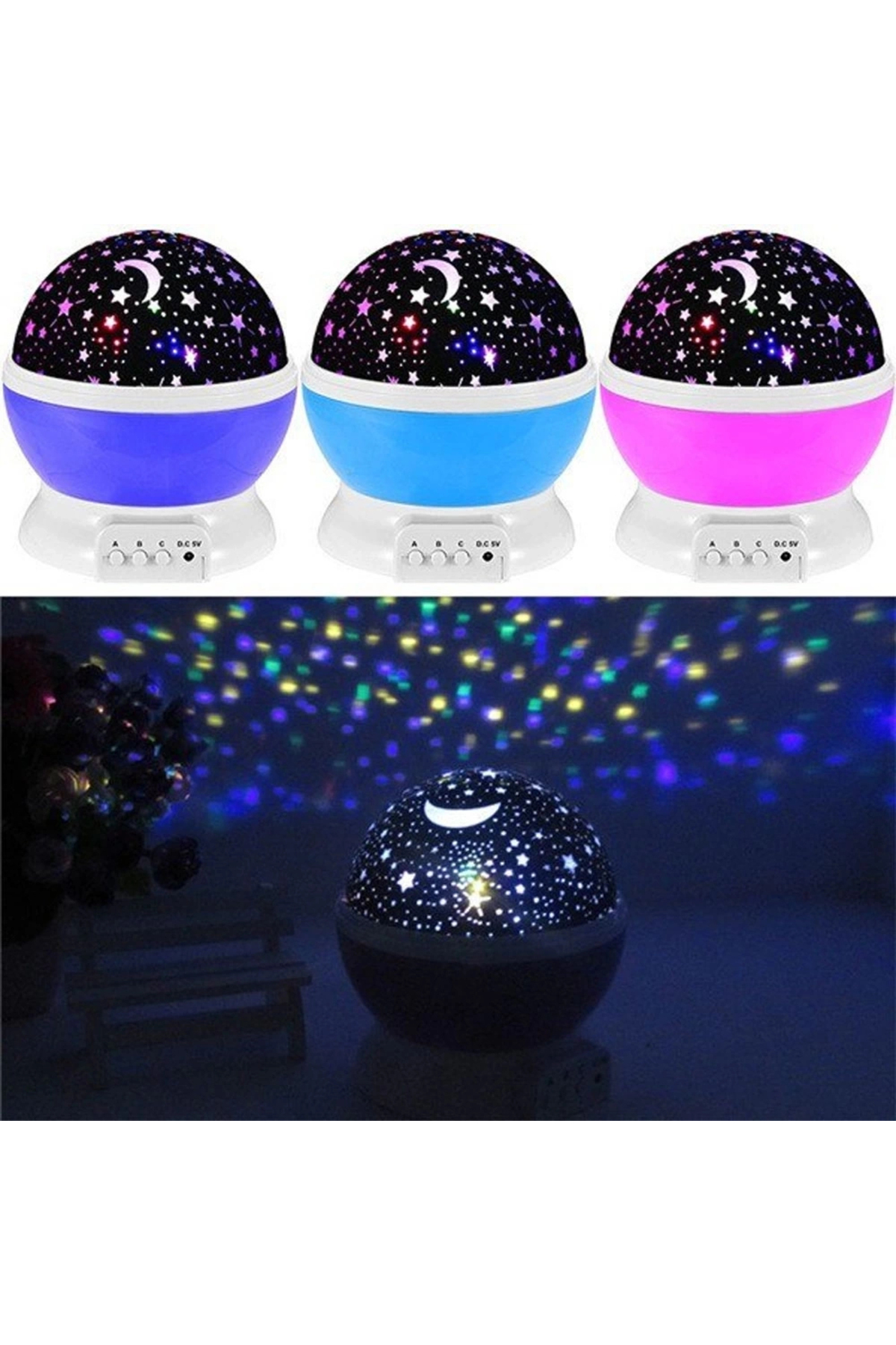 Butik Dönen Master Gece Lambası