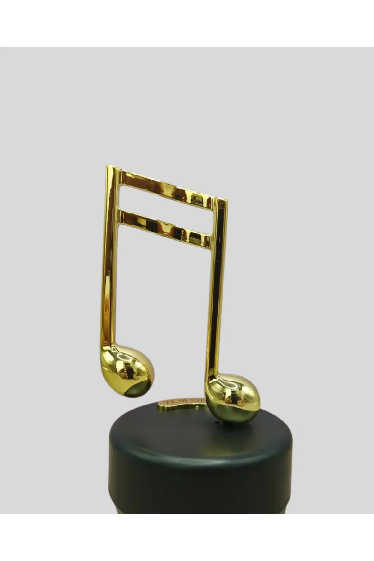 Dönen Nota Figürlü Müzik Box Işıltılı Dekoratif Tasarım - Lisinya