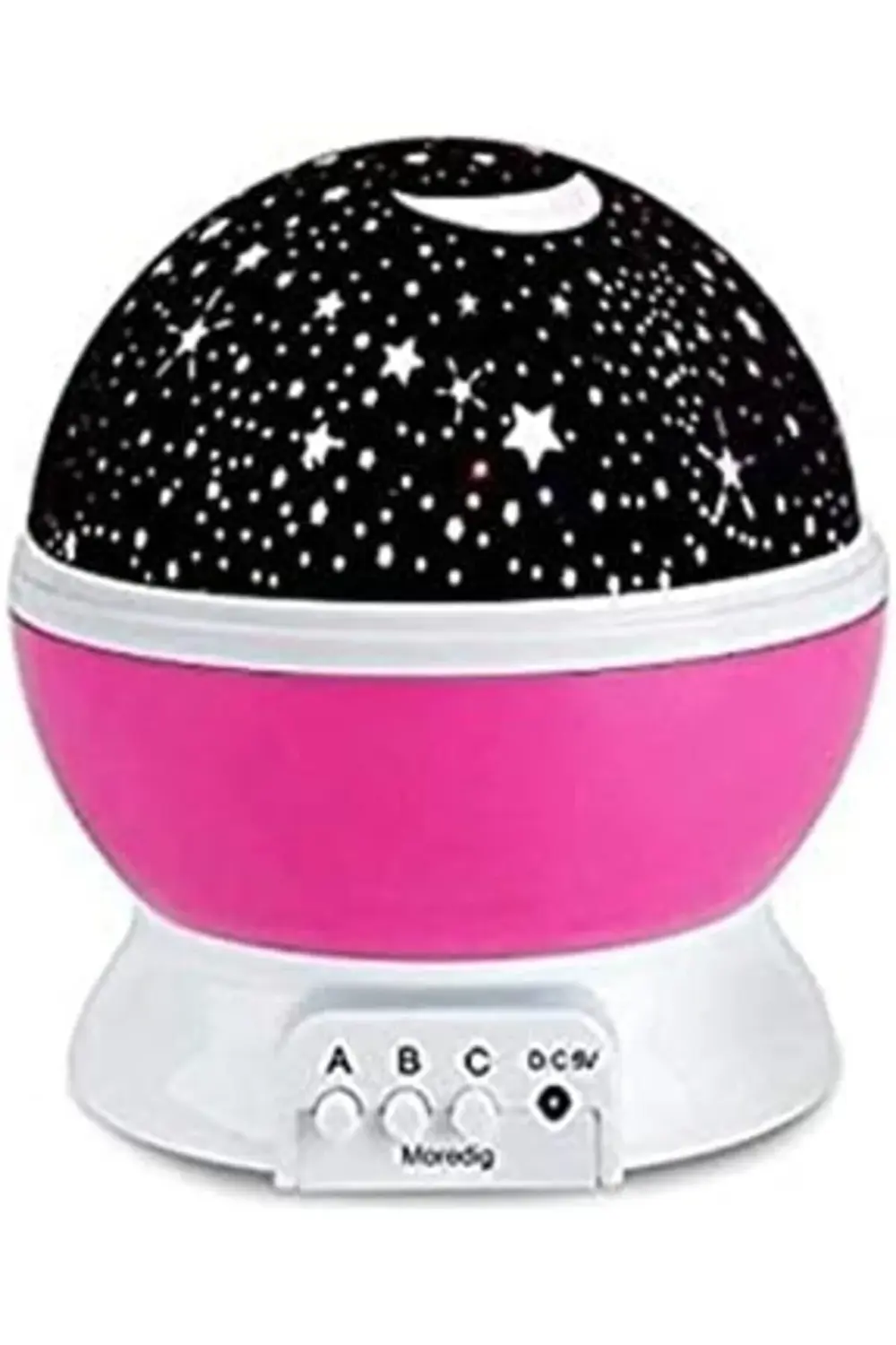 Dönen Projeksiyon Gece Lambası Star Ay Yıldız Led - Pembe 978262