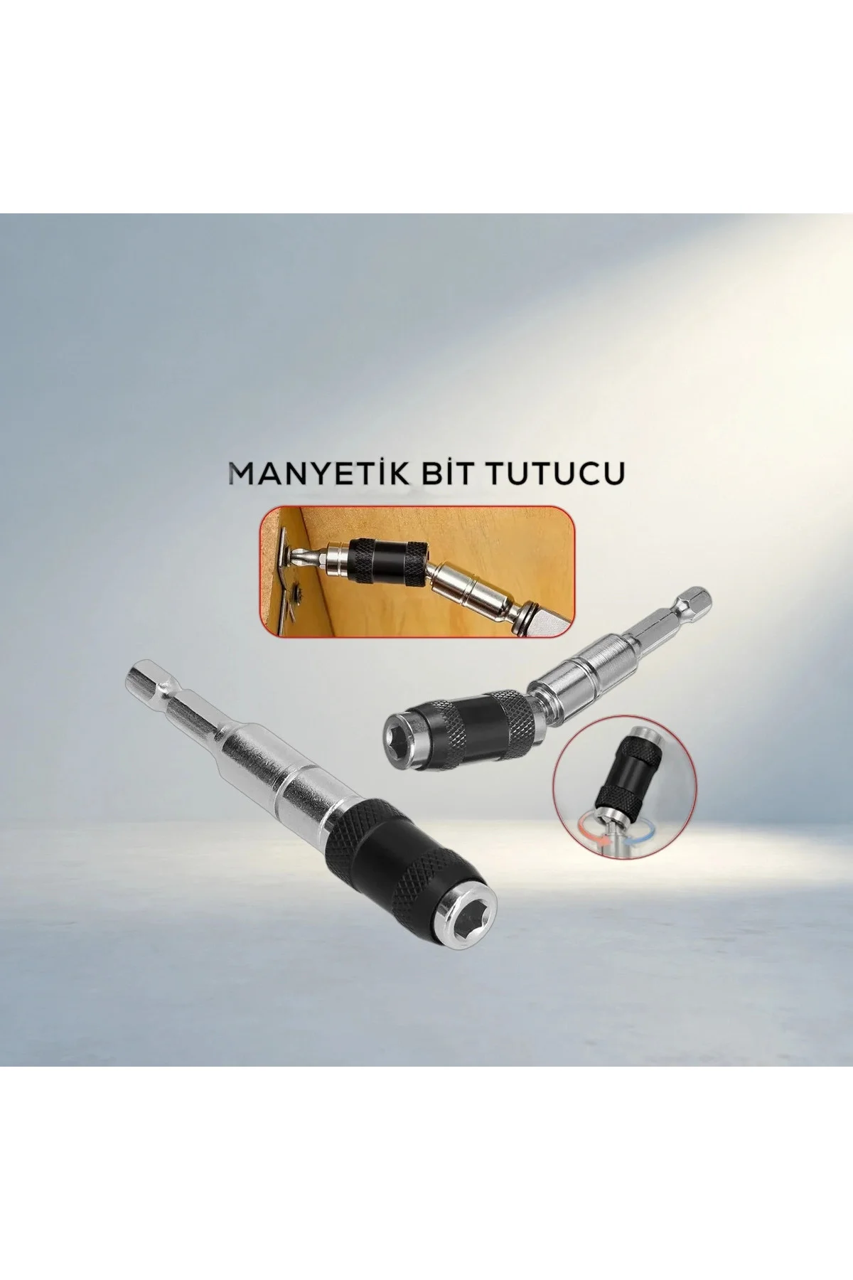 Döner Başlıklı Manyetik Bit Tutucu 0-20° Açılı Mefruşat Aracı Döner Başlıklı Manyetik Bit Tutucu 0-20° Açılı Mefruşat Aracı