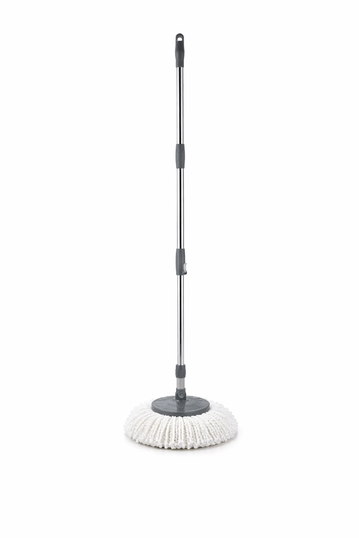 Döner Başlıklı Mop Seti Paslanmaz Çelik Saplı Mikrofiber Temizlik