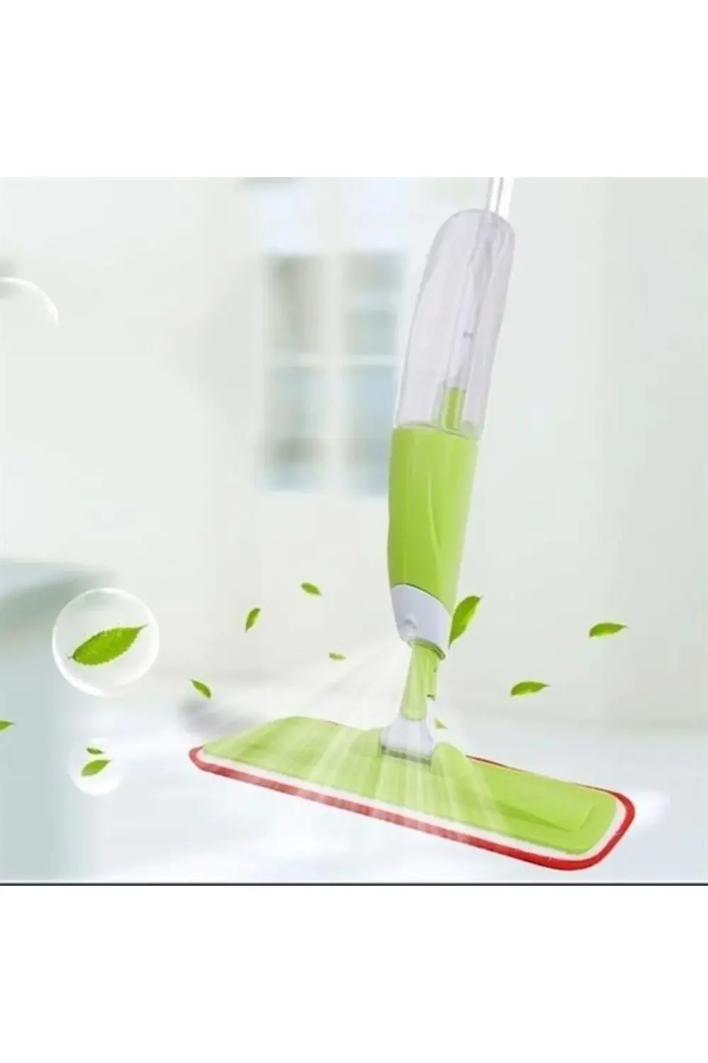 ® Döner Başlıklı Spreyli Mop Parke Ahşap Fayans Temizleyici Su Ha