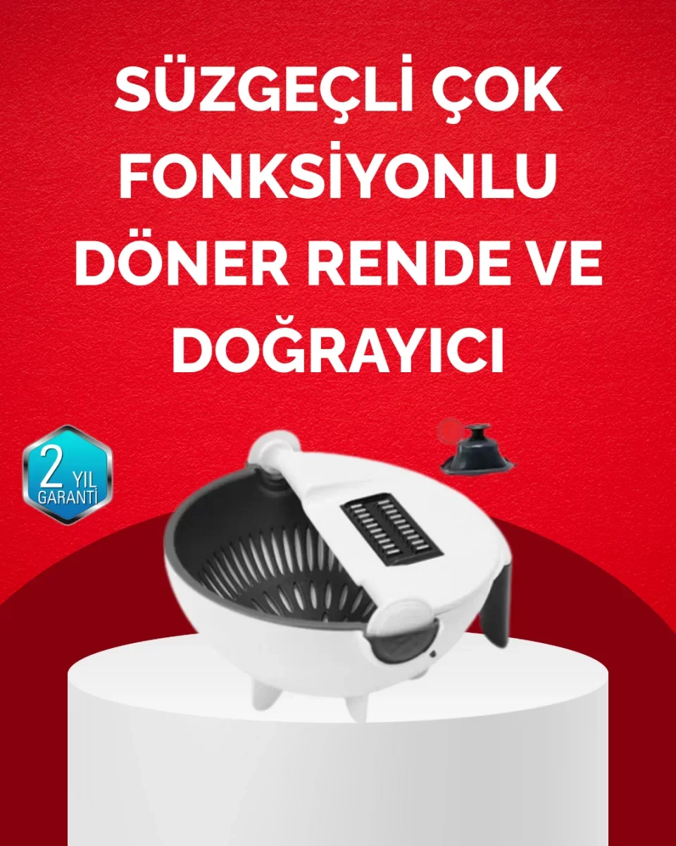 Döner Mekanizmalı Sebze Doğrayıcı Hazneli Rende - Lisinya Fiyatı, Yorumları ve Özellikleri
