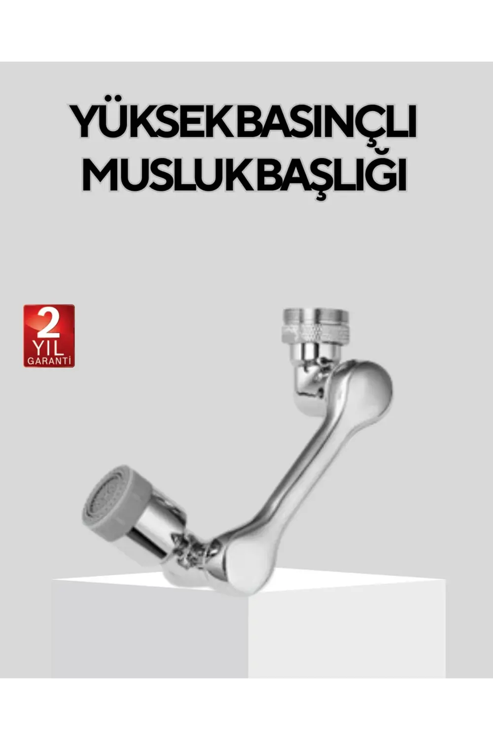 Döner Musluk Başlığı Çok Açılı Robotik Kol Su Tasarruflu - tygo24