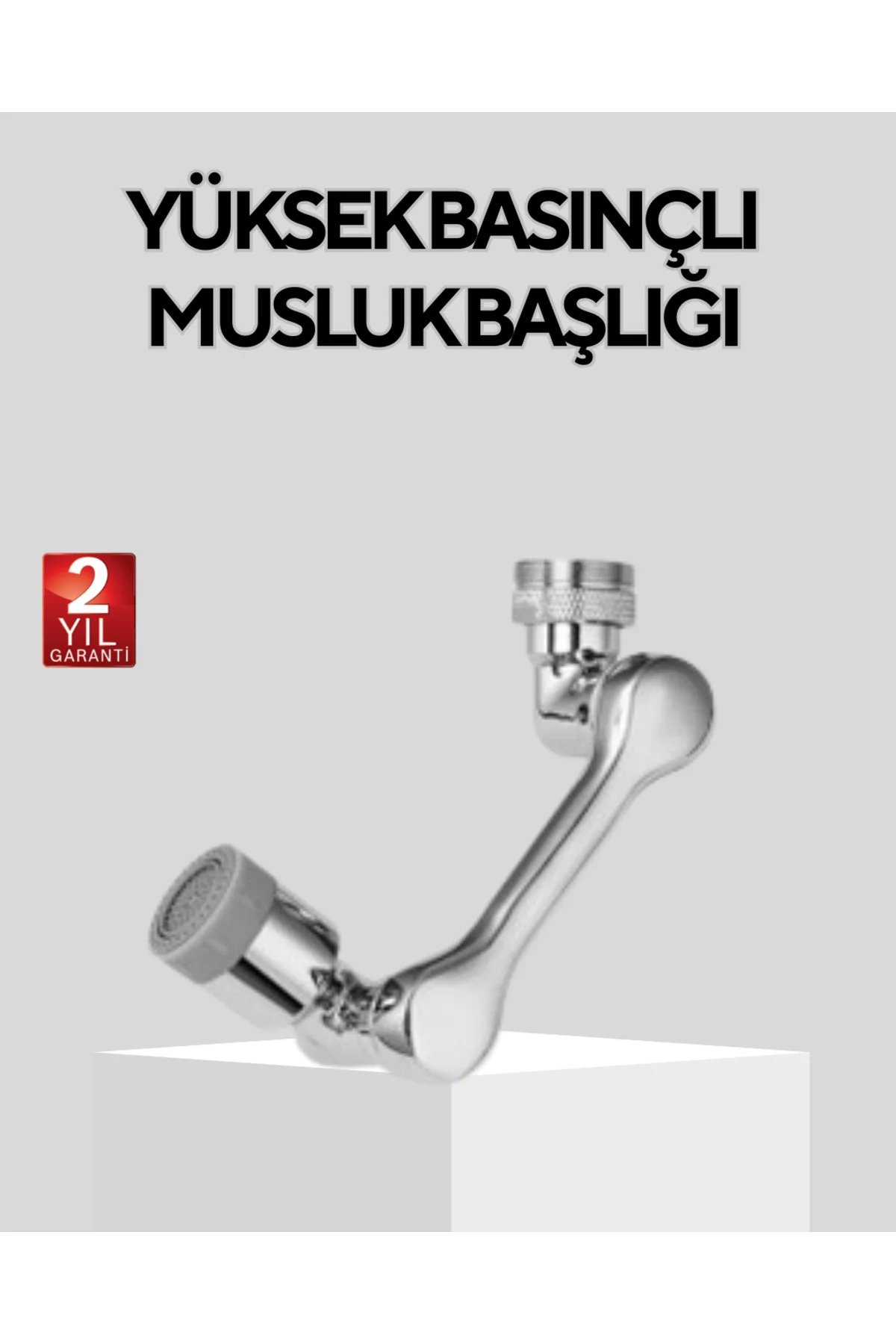 Döner Musluk Başlığı Çok Açılı Robotik Kol Su Tasarruflu