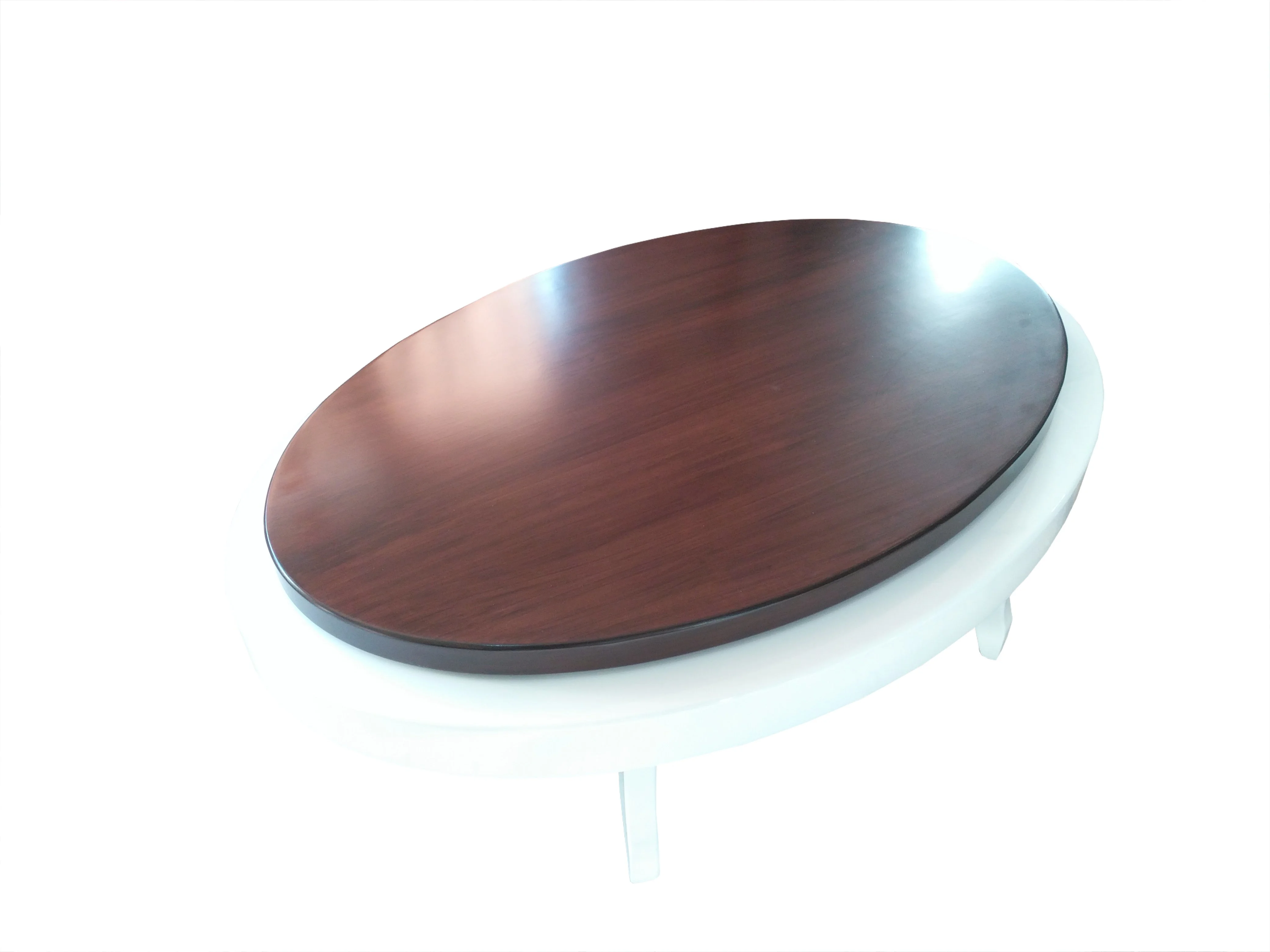 Döner Orta 13826 sehpa Oval Klas;ik Model Kayın Retro Ayak MDF Tabla Parlak Beyaz Fiyatı, Yorumları ve Özellikleri