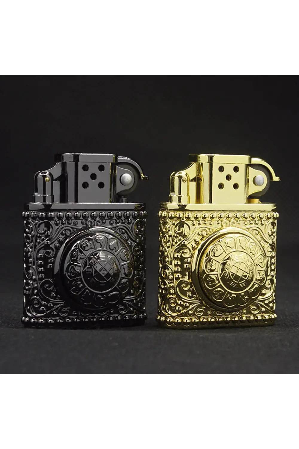 Döner Tabla Yeni Nesil Benzersiz Tasarım Lüks Gazlı Lüx Çakmak.