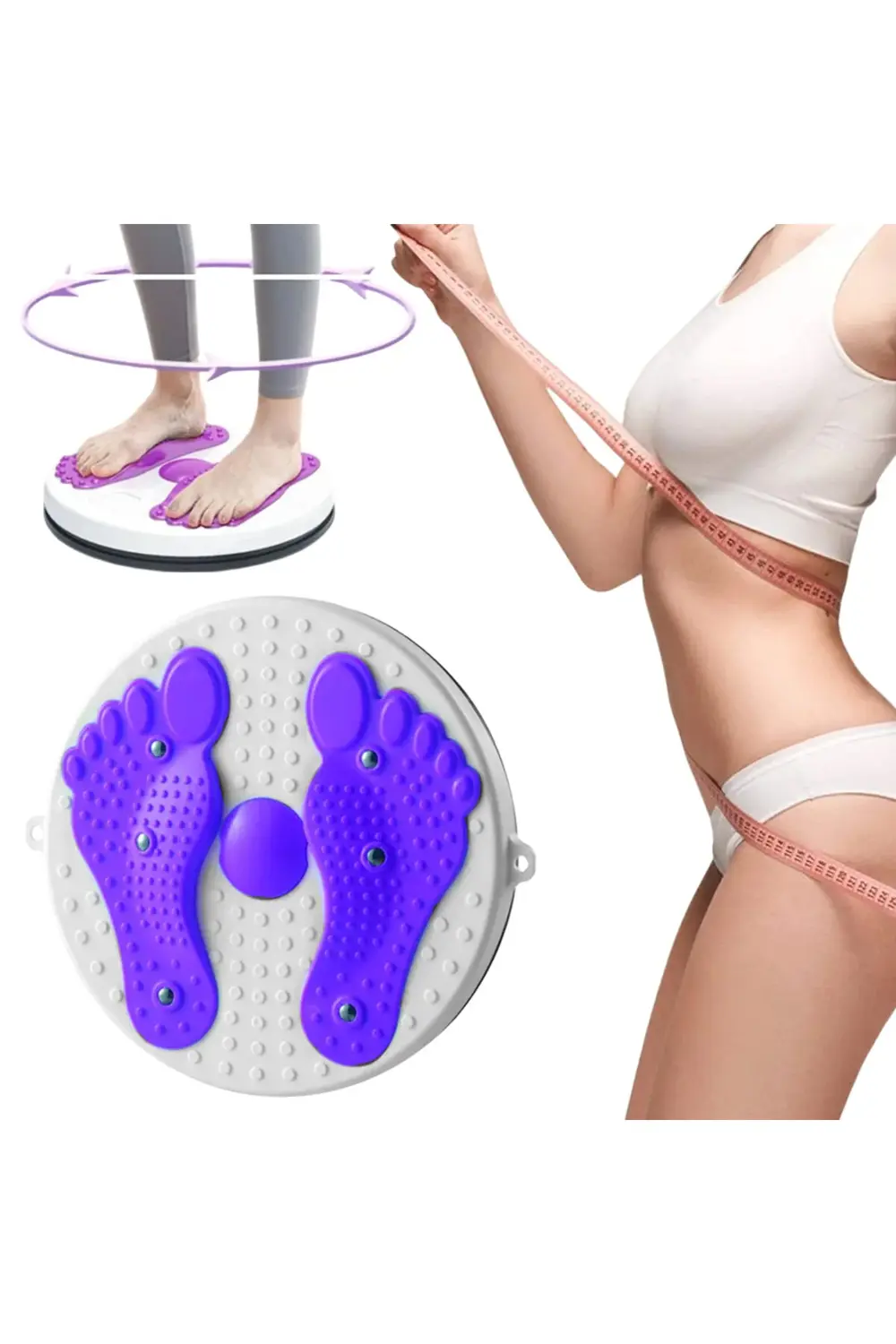 Döner Ve Bel İnceltme Diski - Vücut Şekillendirici Egzersiz Aleti