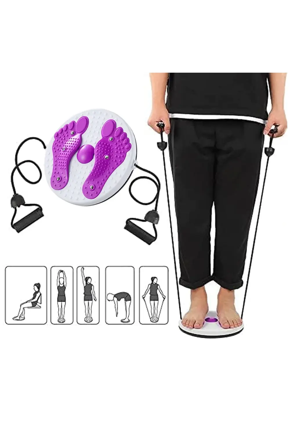 DÖNER ZAYIFLAMA VE BEL İNCELTME DİSKİ - VÜCUT ŞEKİLLENDİRİCİ EGZE