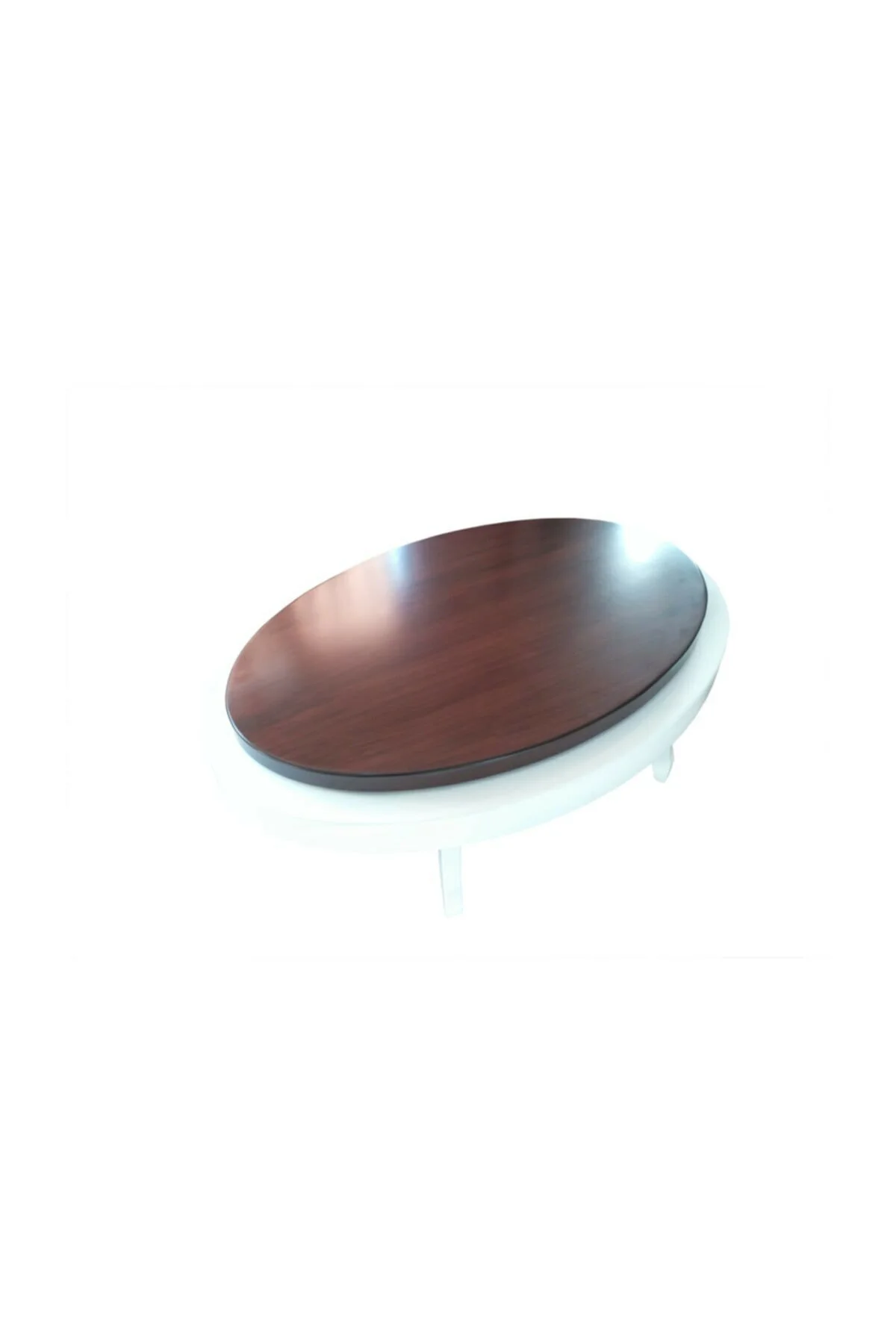 Dönerli Orta sehpa 18585 OVAL İnovatif Ürün Kayın Retro Ayak Şık MDF Tabla Beyaz Fiyatı, Yorumları ve Özellikleri