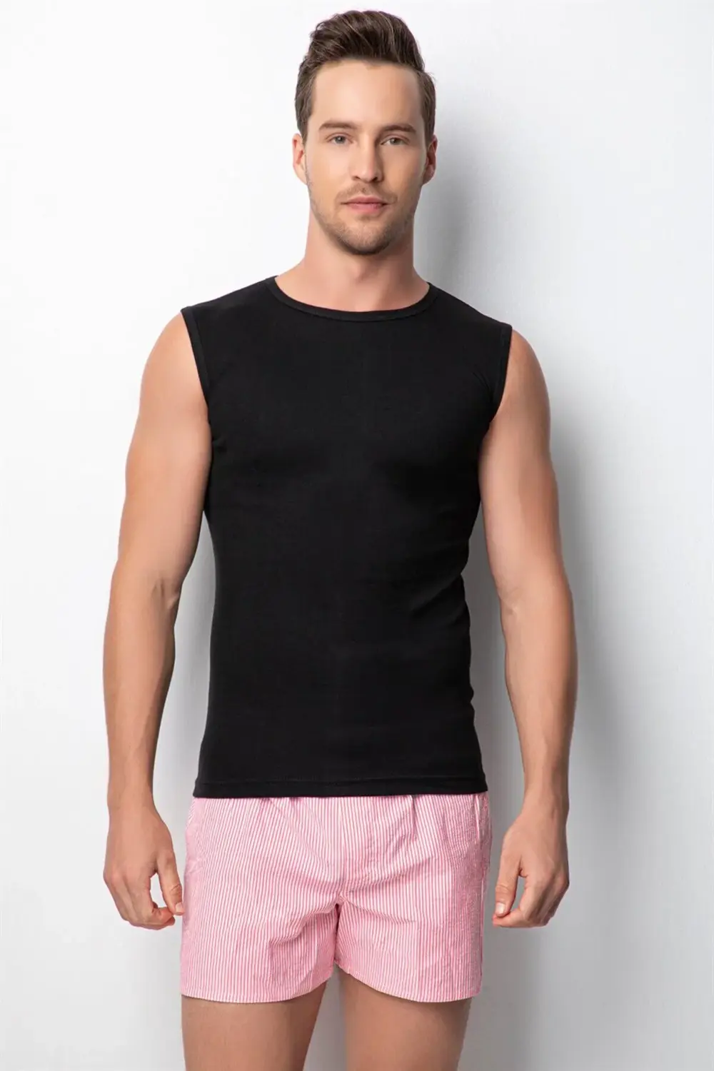 &Donex Erkek 0 Kollu Bisiklet Yaka Atlet 2024 (1 ADET)