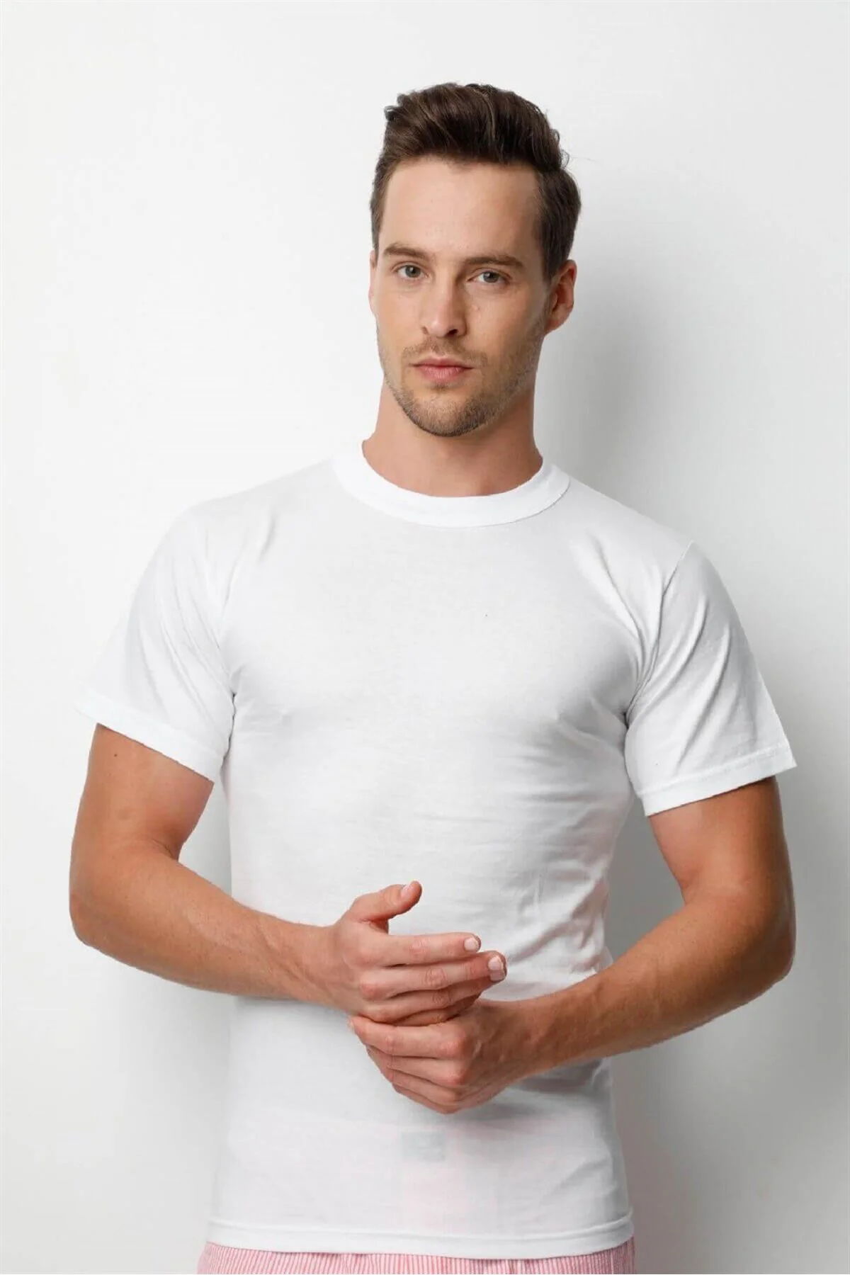 &Donex Erkek Kapalı Yaka Pamuk Fanila 2102 (6 ADET)