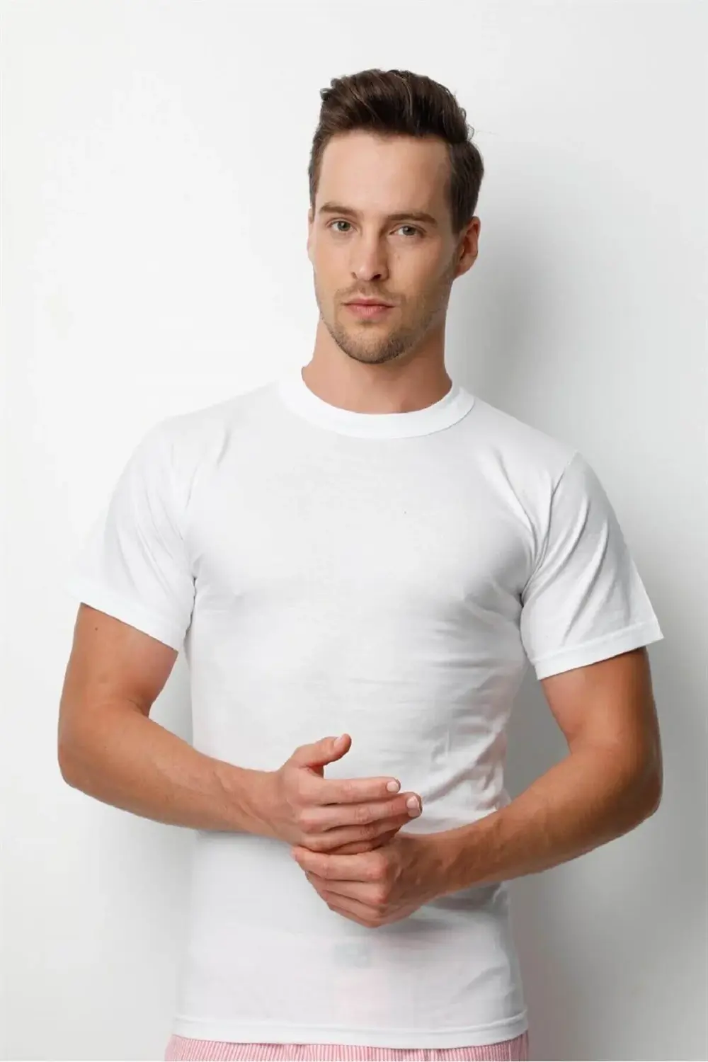 &Donex Erkek Kapalı Yaka Pamuk Fanila 2102 (6 ADET)