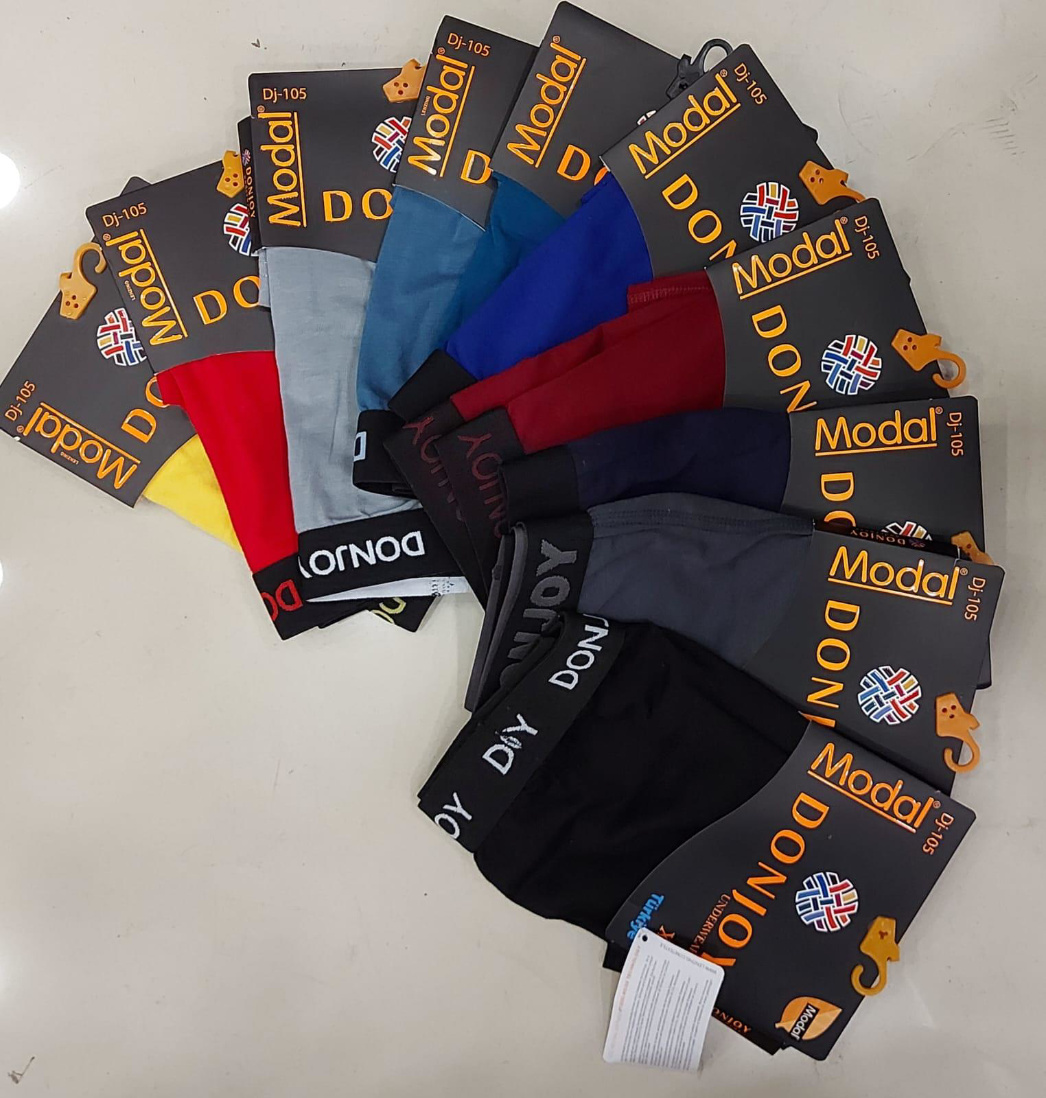 DONJOY ERKEK MODAL KARIŞIK RENKLİ BOXER 12 ADET DONJOY ERKEK MODAL KARIŞIK RENKLİ BOXER 12 ADET