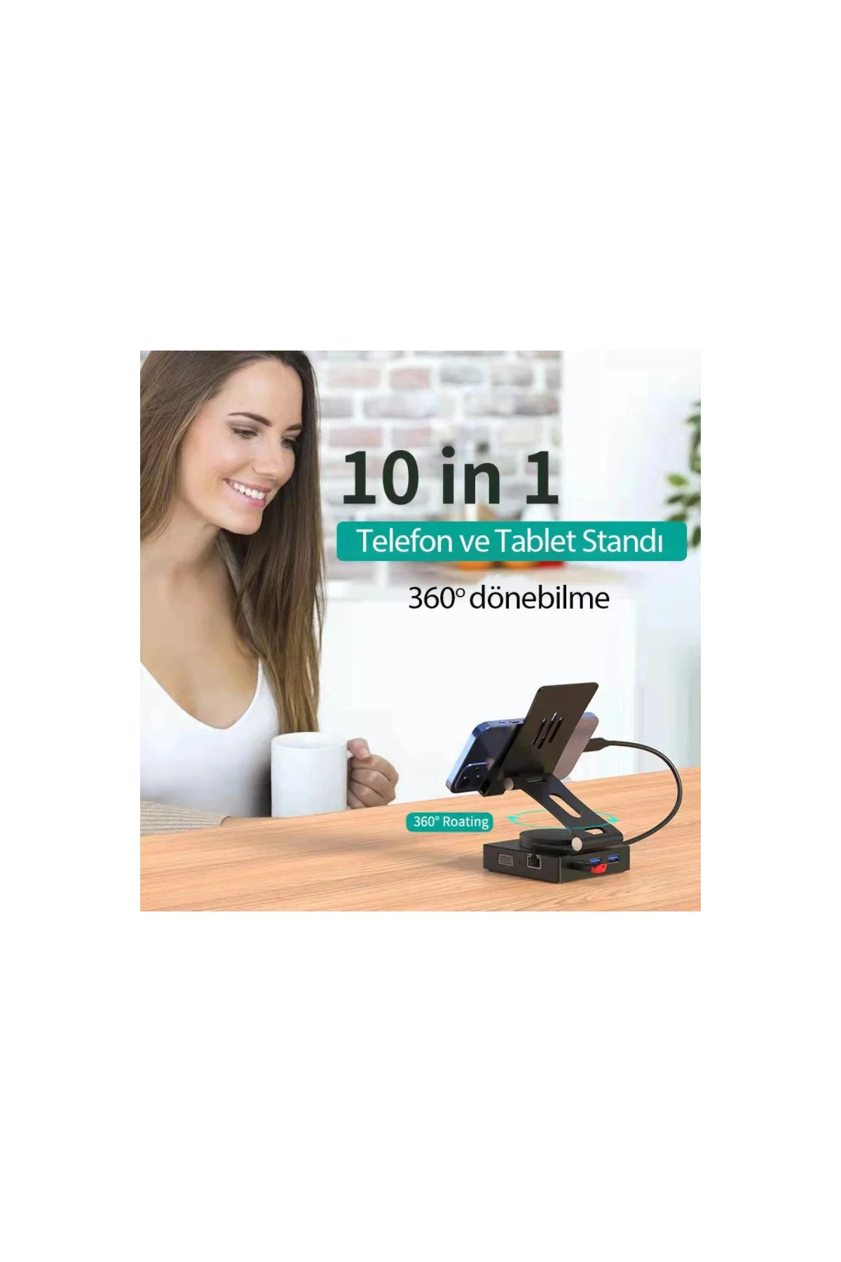 Dönüştürücü 10in1 Hub 116 - Gri