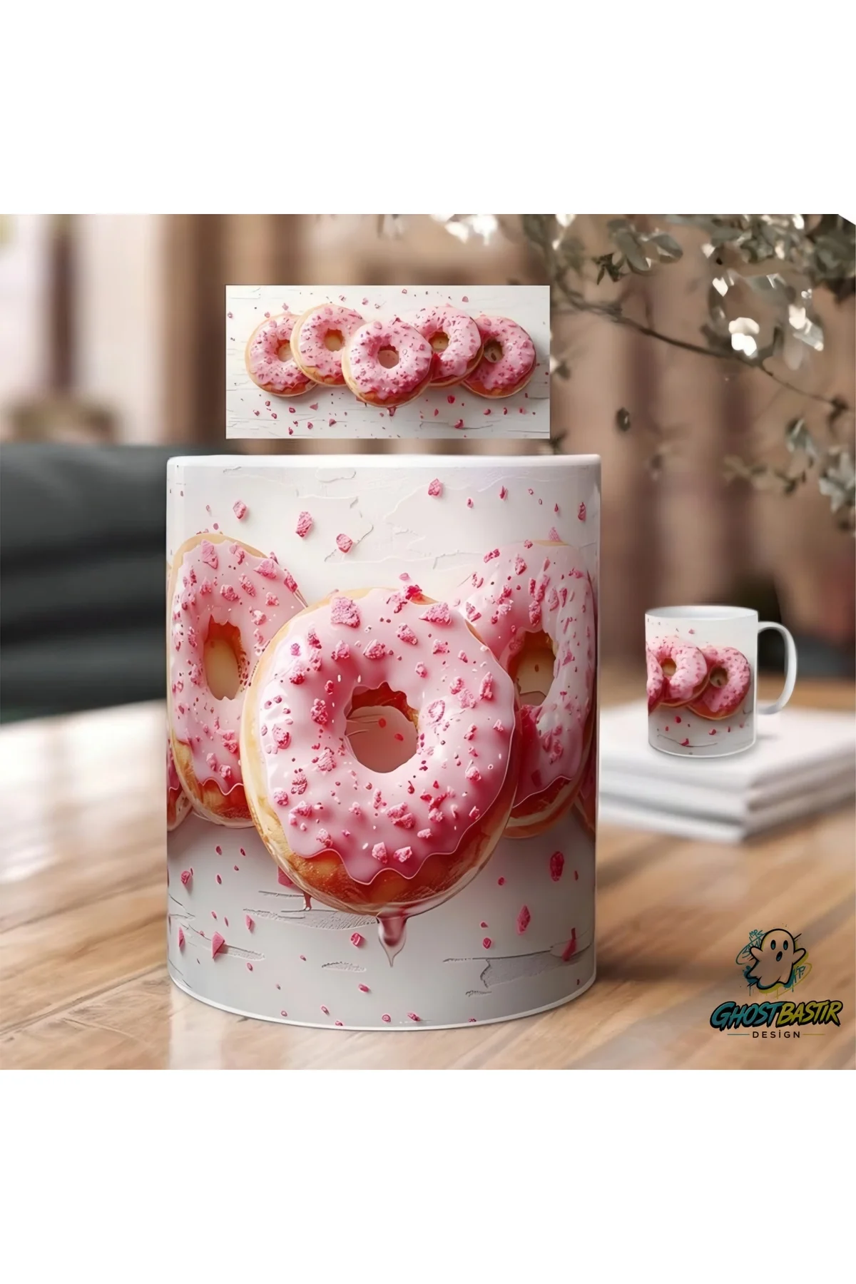 Donut Kupa Bardak | Tek Adet K0551