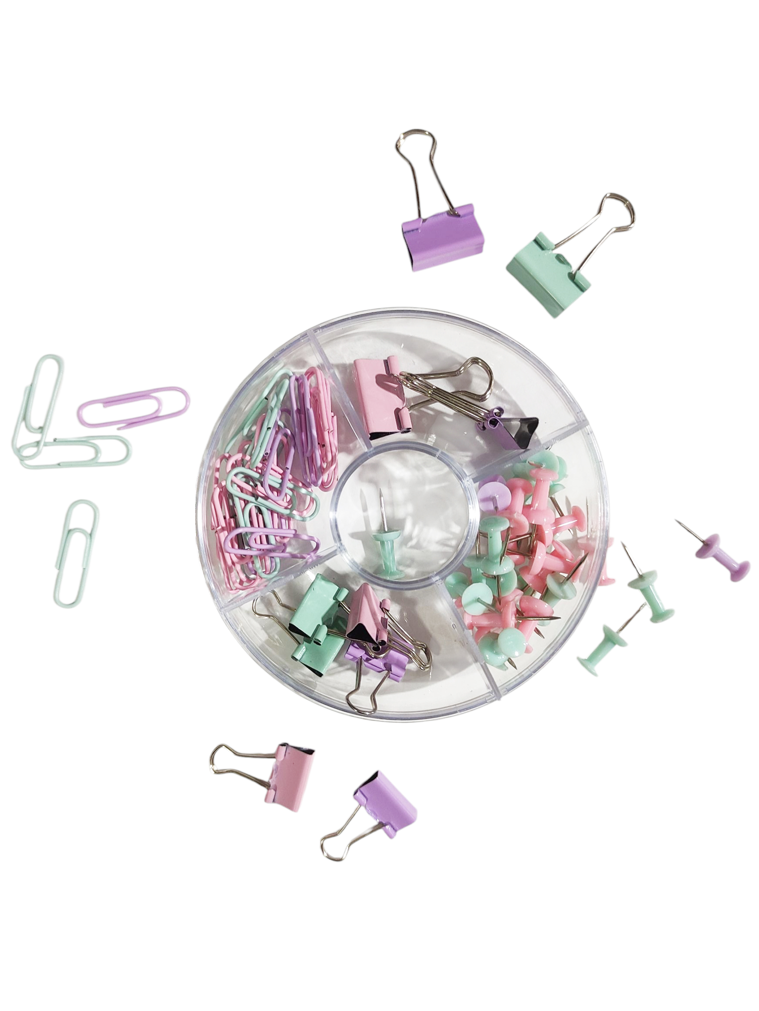 Limmy Donut Şekilli Masaüstü Ataş Raptiye Mandal Seti Hediyelik-1 Adet