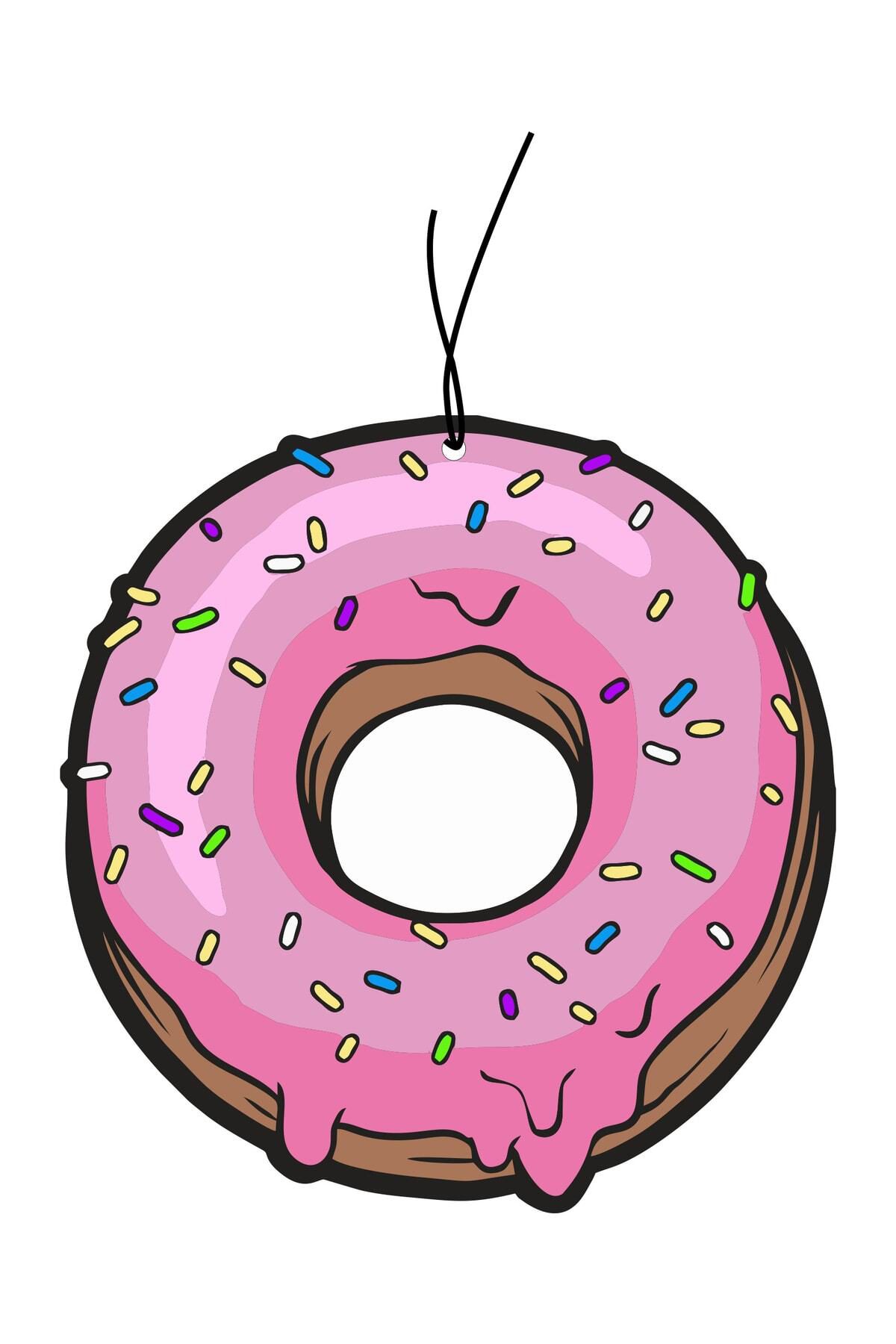 Donut Tasarımlı Dekoratif Araba Oto Kokusu Ve Aksesuarı