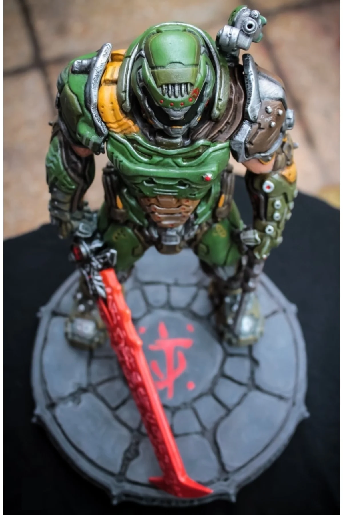 Doom Guy Eternal Boyalı Figür 26 Cm (DEV BOY)