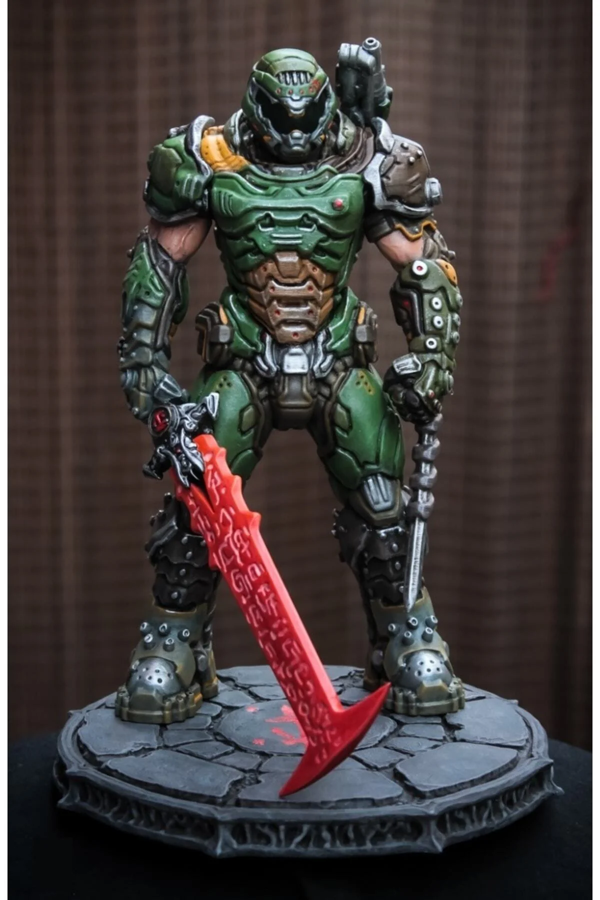 Doom Guy Eternal Boyalı Figür 26 Cm (DEV BOY)