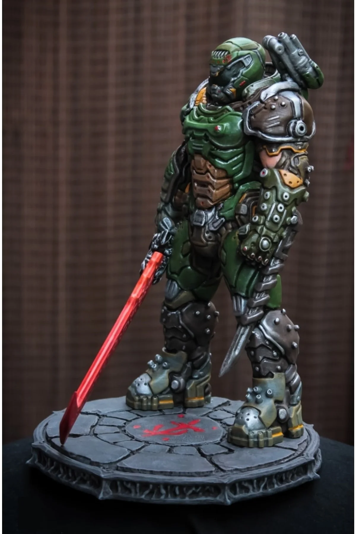 Doom Guy Eternal Boyalı Figür 26 Cm (DEV BOY)