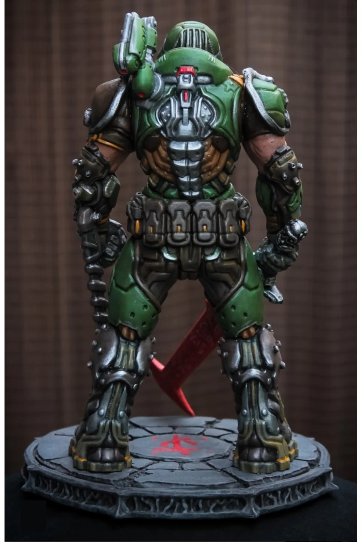 Doom Guy Eternal Boyalı Figür 26 Cm (DEV BOY)