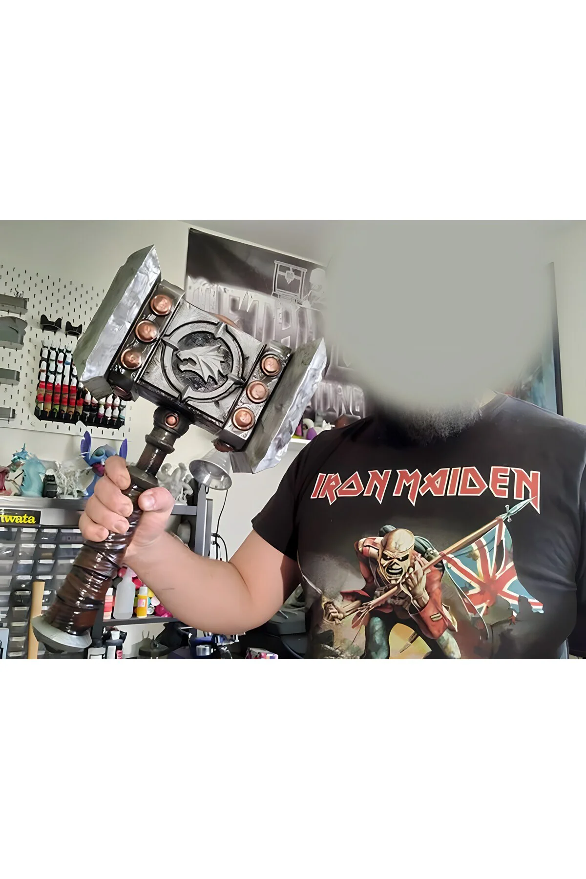 Doomhammer Warcraft Çekiç WOW Kıyamet Çekici Warcraft Orgrim Doomhammer Büyük Boy