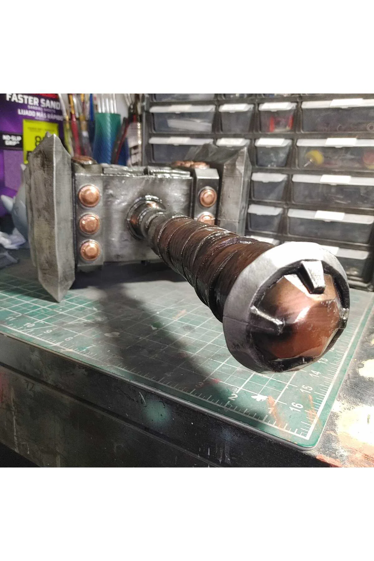 Doomhammer Warcraft Çekiç WOW Kıyamet Çekici Warcraft Orgrim Doomhammer Büyük Boy