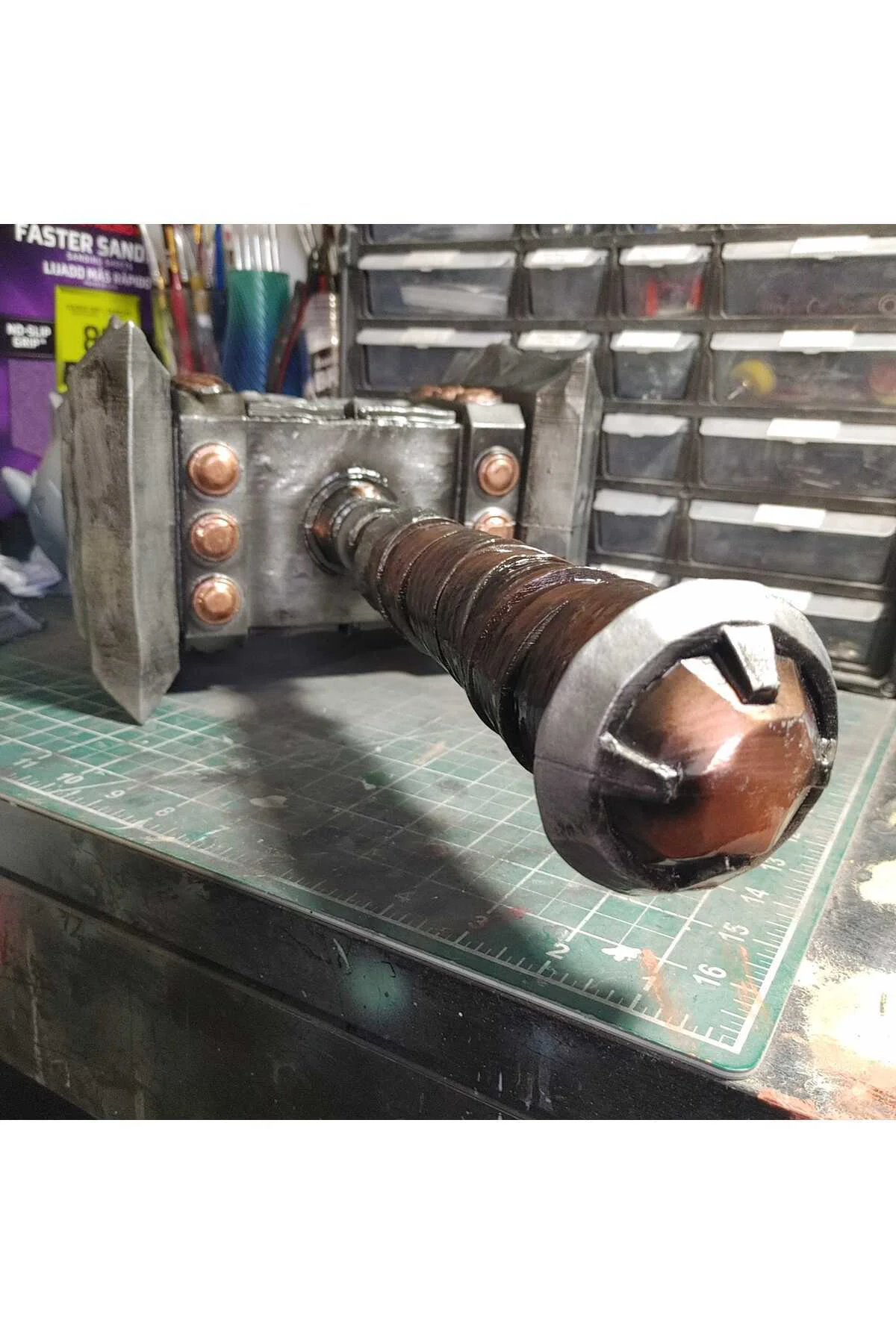 Doomhammer Warcraft Çekiç WOW Kıyamet Çekici Warcraft Orgrim Doomhammer Büyük Boy
