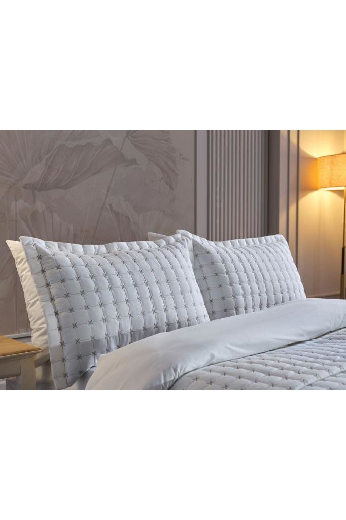 Doqu Home  Çift Kişilik Yatak Örtüsü Flash Krem