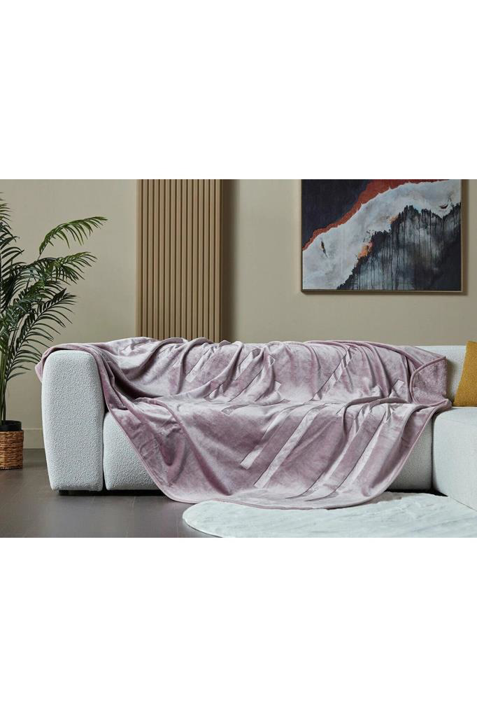 Doqu Home  Embos Battaniye Çift Kişilik Perlina