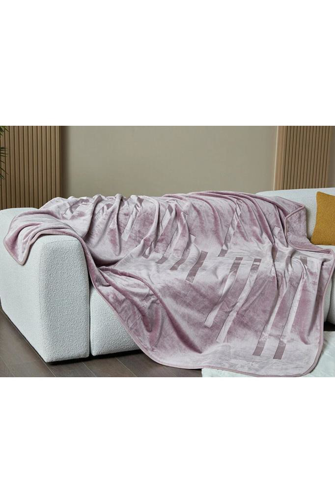 Doqu Home  Embos Battaniye Çift Kişilik Perlina