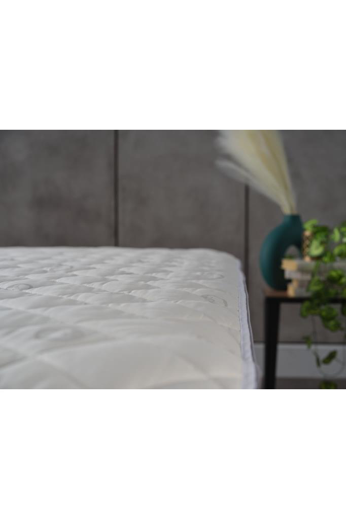 Doqu Home  Festival Pamuk Tek Kişilik Kapitoneli Alez Beyaz