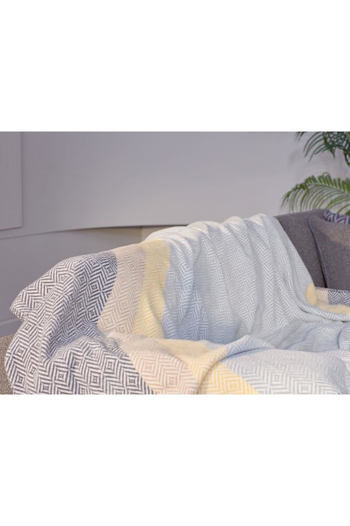 Doqu Home  Nida Battaniye Çift Kişilik Sari 200X220