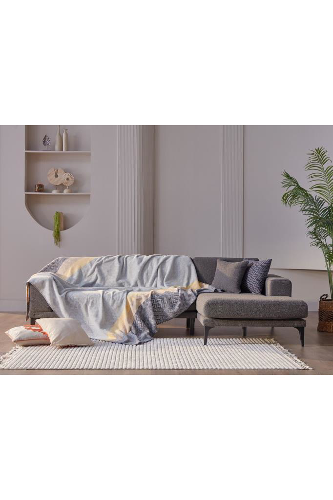 Doqu Home  Nida Battaniye Çift Kişilik Sari 200X220