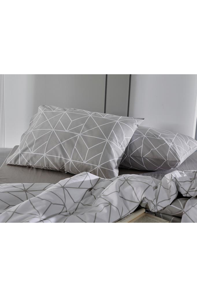Doqu Home  Ranforce Tek Kişilik Nevresim Takimi Polka