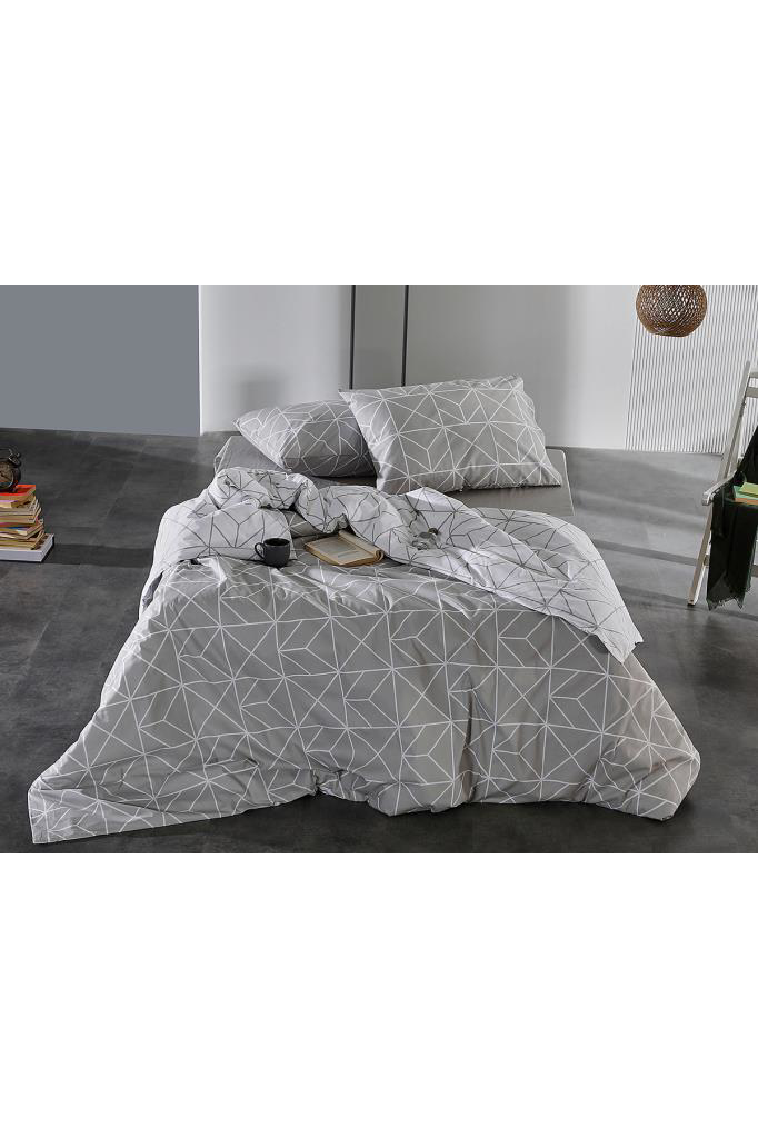 Doqu Home  Ranforce Tek Kişilik Nevresim Takimi Polka