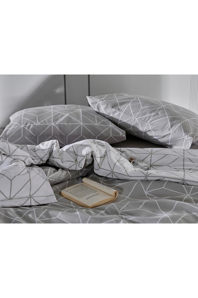 Doqu Home  Ranforce Tek Kişilik Nevresim Takimi Polka
