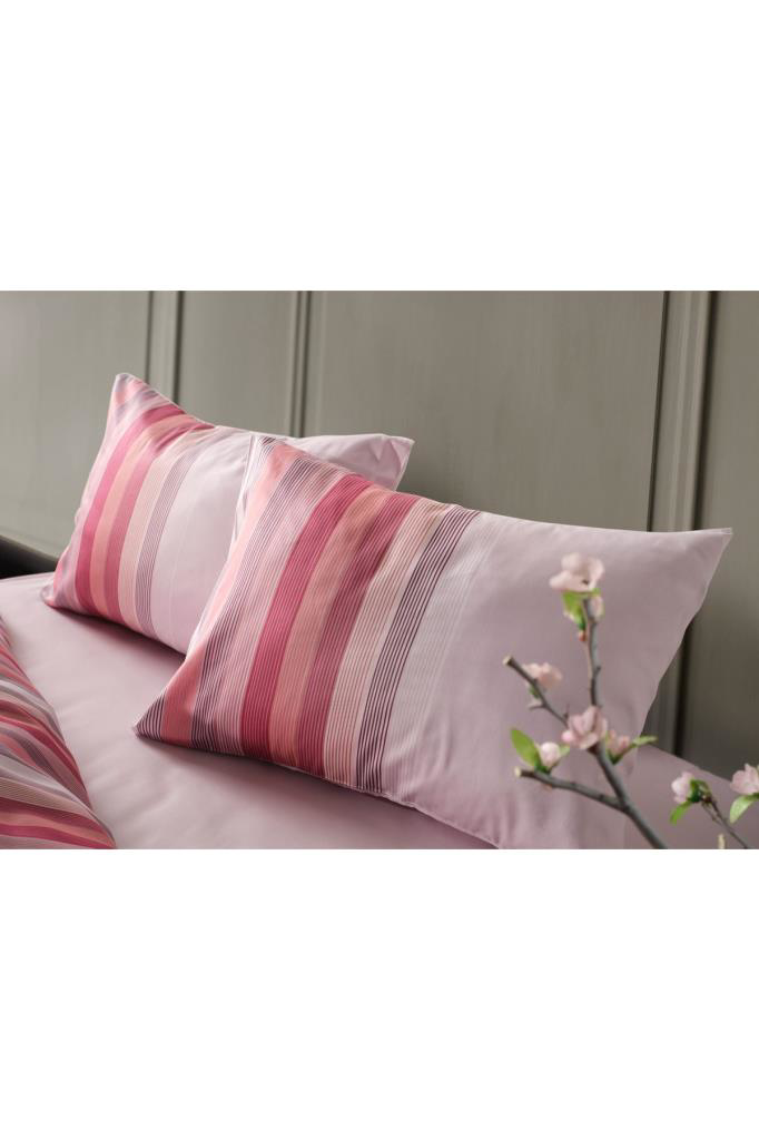 Doqu Home  Saten Nevresim Takimi Çift Kişilik Maestro Pudra