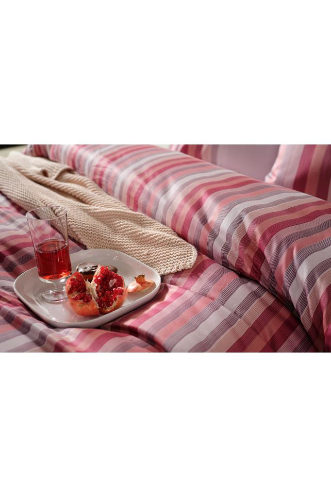 Doqu Home  Saten Nevresim Takimi Çift Kişilik Maestro Pudra