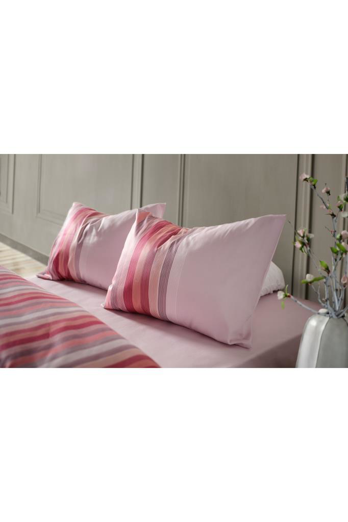 Doqu Home  Saten Nevresim Takimi Çift Kişilik Maestro Pudra