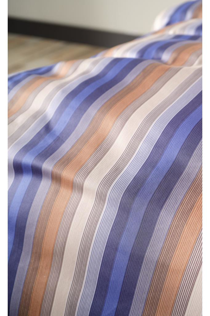 Doqu Home Saten Nevresim Takımı Çift Kişilik Maestro Mavi