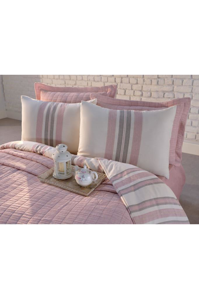 Doqu Home Special Çeyiz Seti Çift Kişilik Pudra