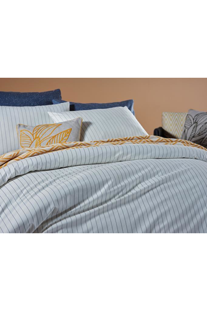 Doqu Home  Stripe Tek Kişilik Nevresim Takimi Vita