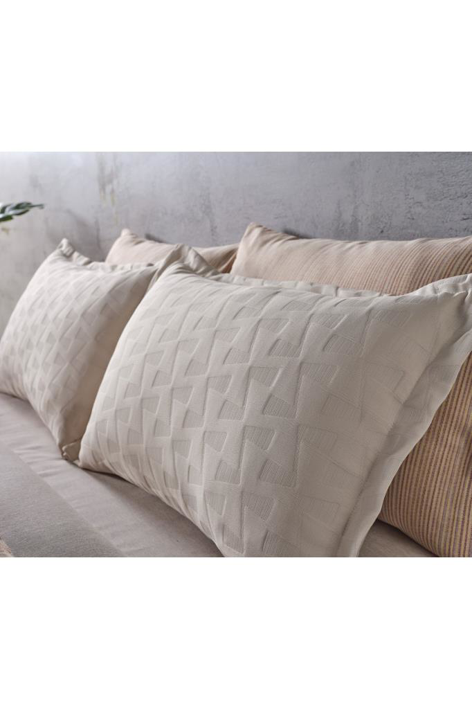 Doqu Home  Tek Kişilik Yatak Örtüsü Arya Krem