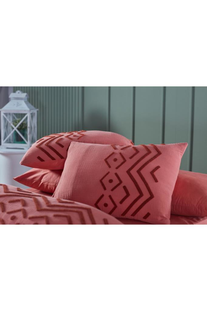 Doqu Home Zeugma Nakışlı Çift Kişilik Nevresim Takımı Muslin