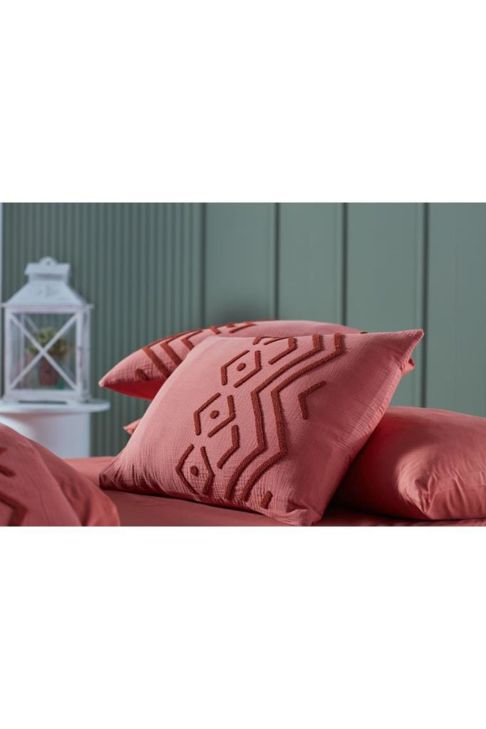 Doqu Home Zeugma Nakışlı Çift Kişilik Nevresim Takımı Muslin