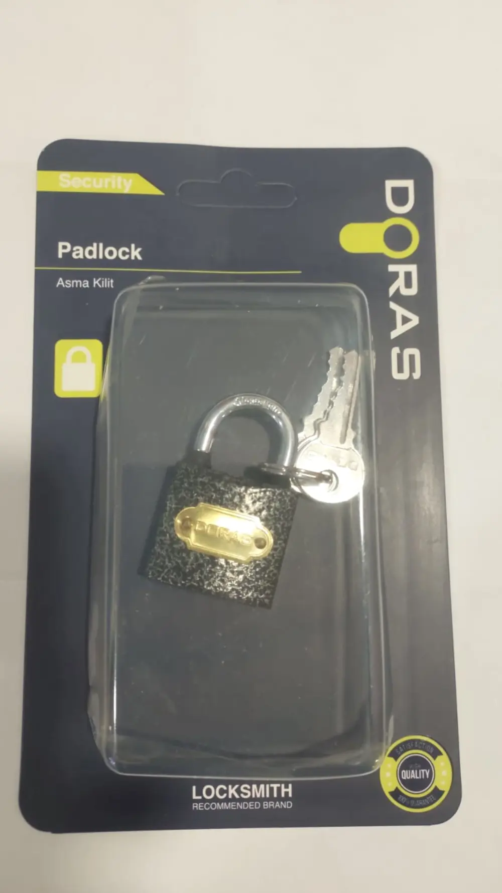 Doras 38 Mm Gri Döküm Asma Kilit