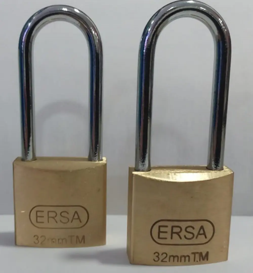 Doras Ersa 2'li Set Uzun Kanca Pas Sistem Pirinç Asma Kilit 30 Mm