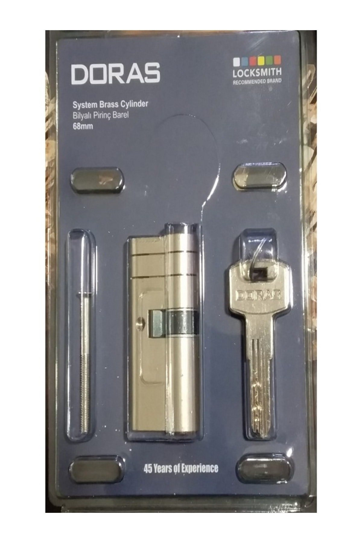 Doras Ön Kırılmalı Bilyalı Pirinç 68 mm Silindir Doras Ön Kırılmalı Bilyalı Pirinç 68 mm Silindir